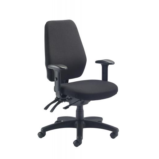Call Centre 24Hr Chair Black Material with free delivery