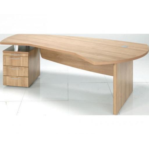 Espace Right Hand Desk With Pedestal
