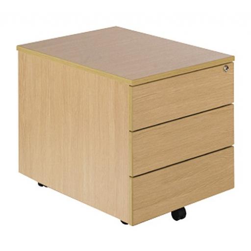 Low Mobile Pedestal 3 or 2 drawer