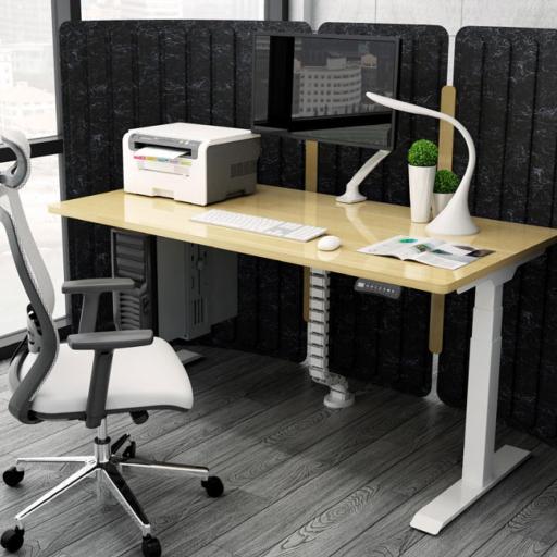 Sit and Stand Height adjustable Desk with memory