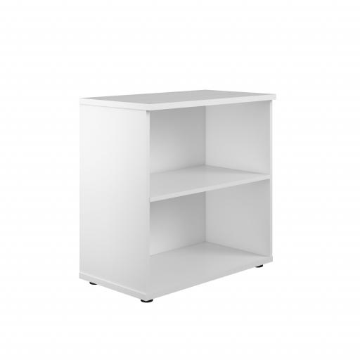 800 Wooden Bookcase (450mm Deep) White