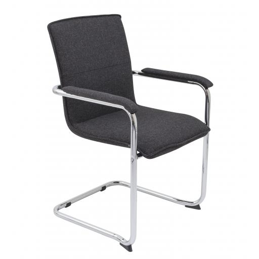 Pavia Visitor Chair Charcoal