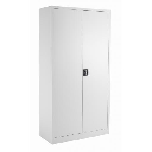 TC Steel Double Door Cupboard 1790 White