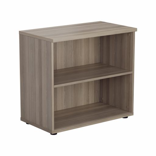 700 Wooden Bookcase (450mm Deep) Grey Oak