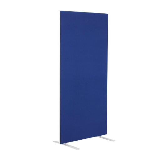 1600W X 1200H Upholstered Floor Standing Screen Straight Royal Blue