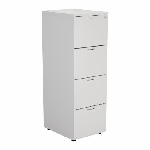 4 Drawer Filing Cabinet - White