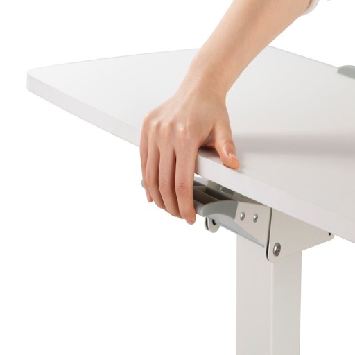 Gas lift lectern-laptop desk with tilting top