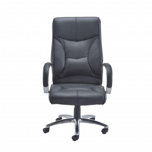 Whist High Back Executive Black Leather